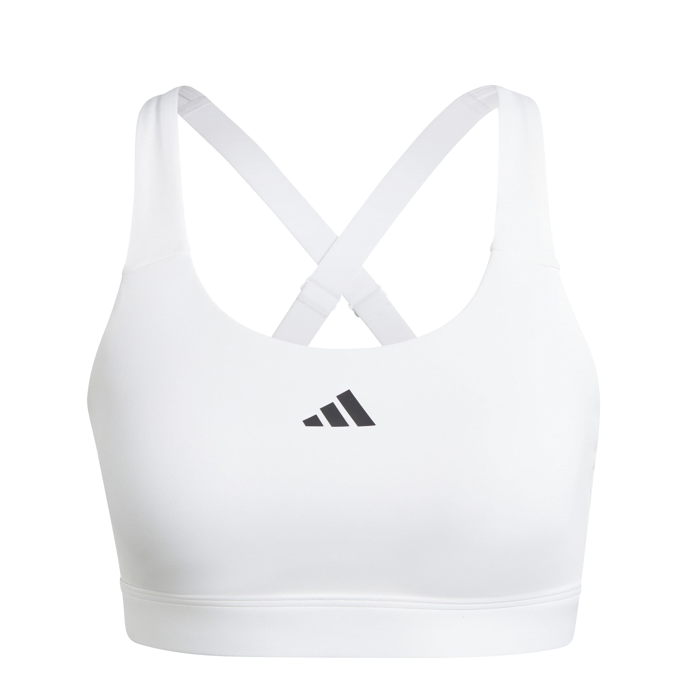 adidas Women Tlrdreact Training High Support Bra Sports Bra, 2XSD White