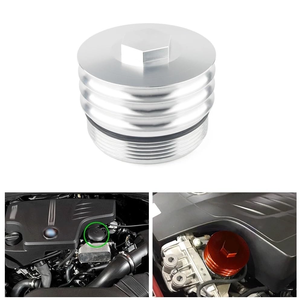 Alloggiamento del guscio di raffreddamento del filtro dell'olio motore in alluminio adatto for BMW 3