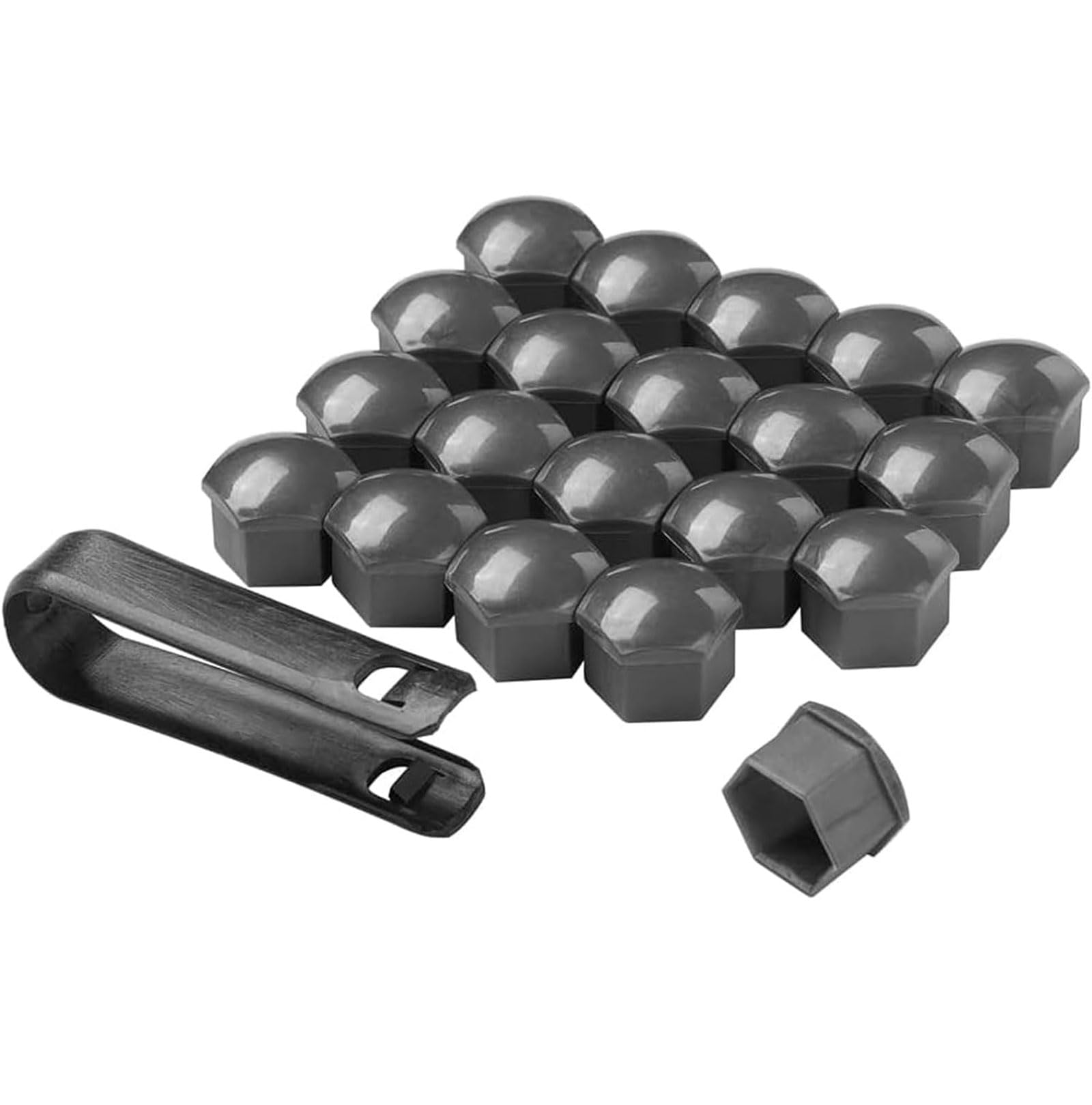20 Cache-écrous Pour BMW X1 F48 (2016-2024) – Diamètre 17 Mm, Argent, Protection Et Esthétique Jantes