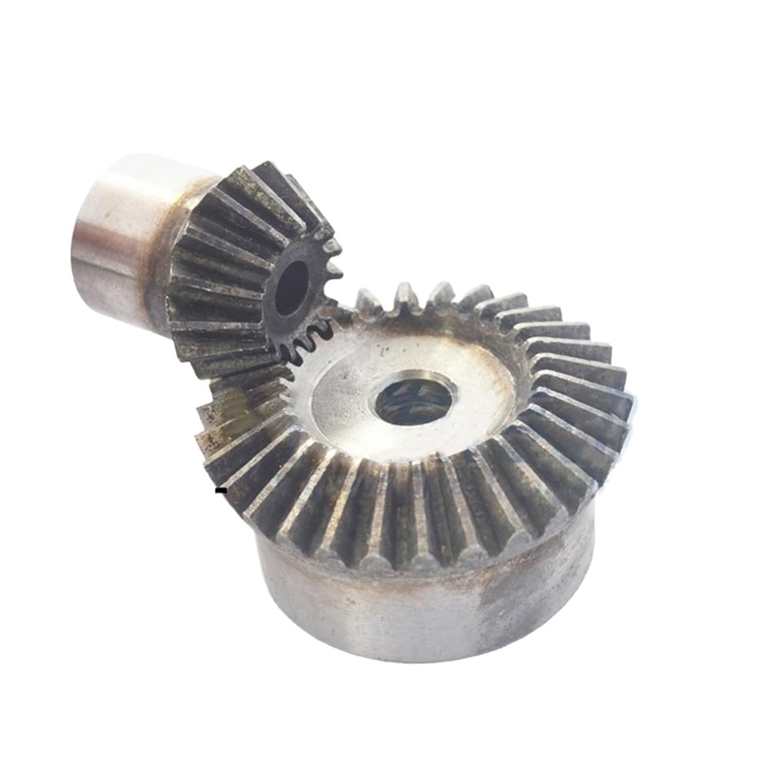 High Precision Motor Spur Gear 1pcs 2.5 Module 15/30 16/32 18/36 20/40 Teeth 1:2 Bevel Gear Metal Bevel Gear Mechanical Transmission Part(18-36 Teeth)