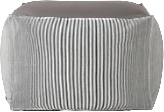 無印良品 体にフィットするソファ 綿デニム ヒッコリー セット 幅65×奥行65×高さ43cm 84896910