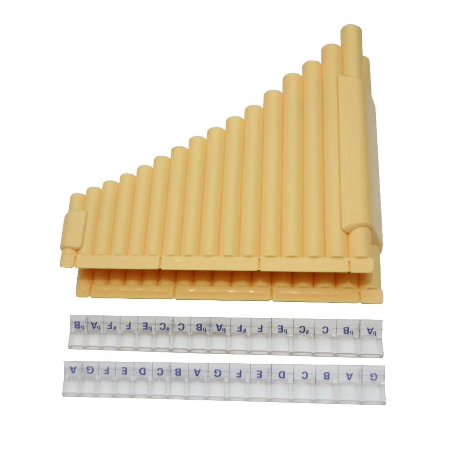 Practicar para Principiantes flauta de pan Flauta De Pan De 32 Tubos, Flauta De Pan Doble De 16 Tubos Llave C Instrumento Musical Para Enseñar Escuela Para Principiantes