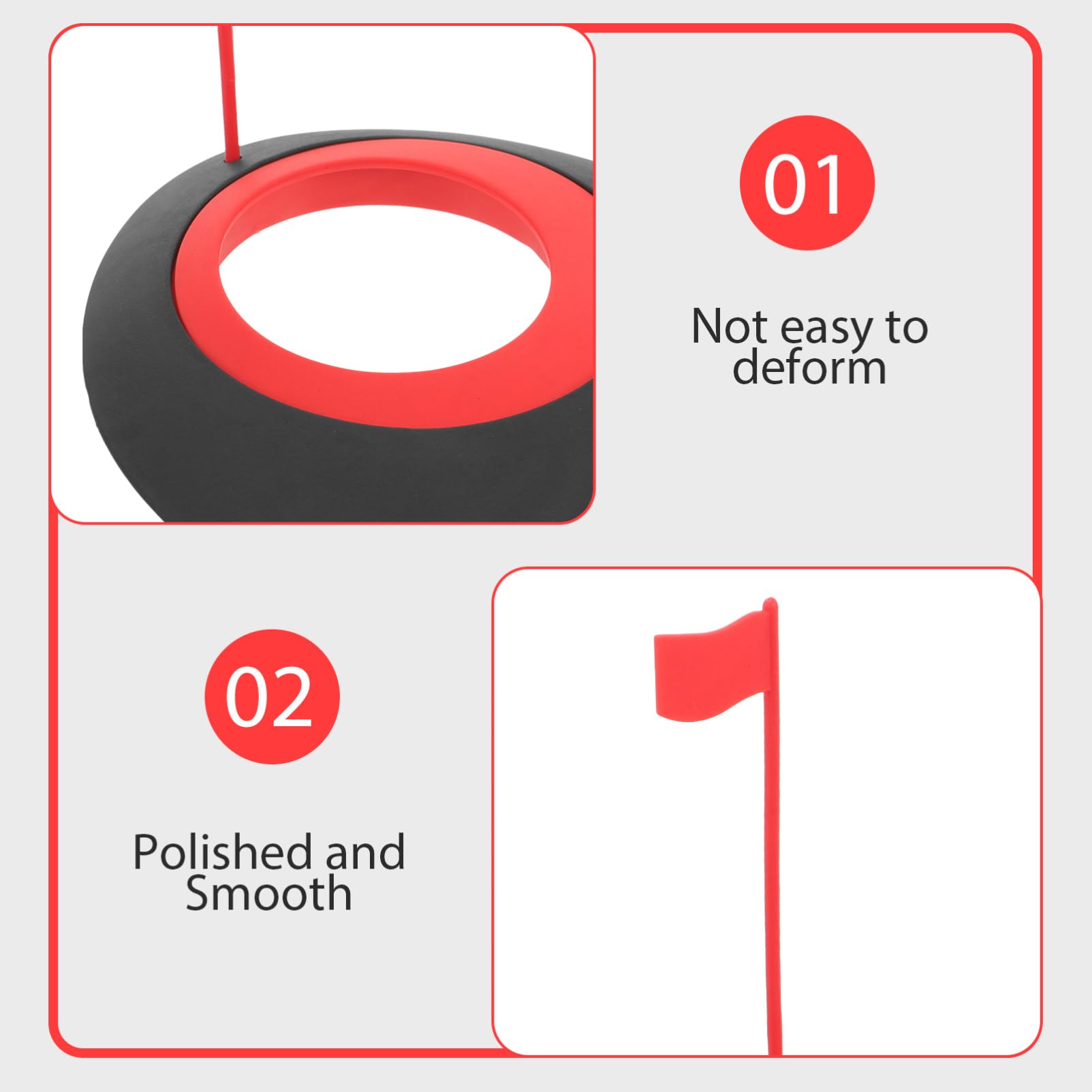 NAMOARLY Training Golf Disc Golf Hole Cup Set of Thickened Putting Cup Hole Practice Accessories for Sports Games