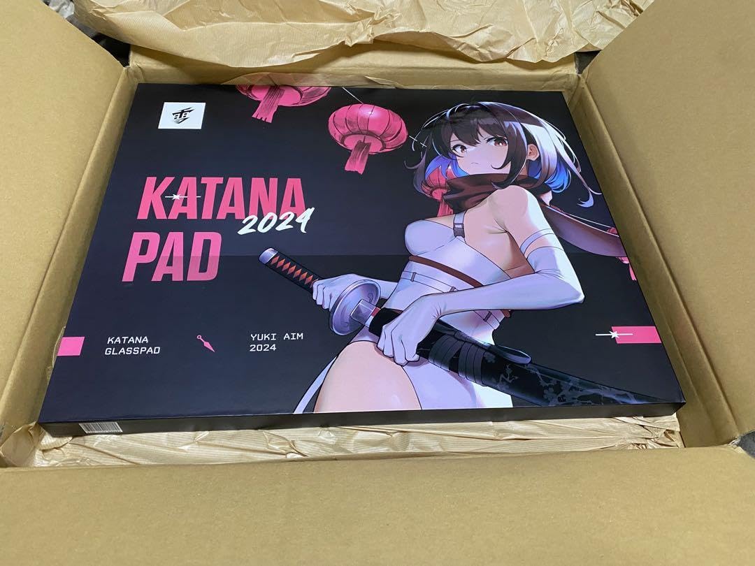 わ*た様 Yuki Aim Glass Mousepad Katana ガラスマ Amazon.co.jp: Yuki Aim Glass Mousepad Katana Large : おもちゃ