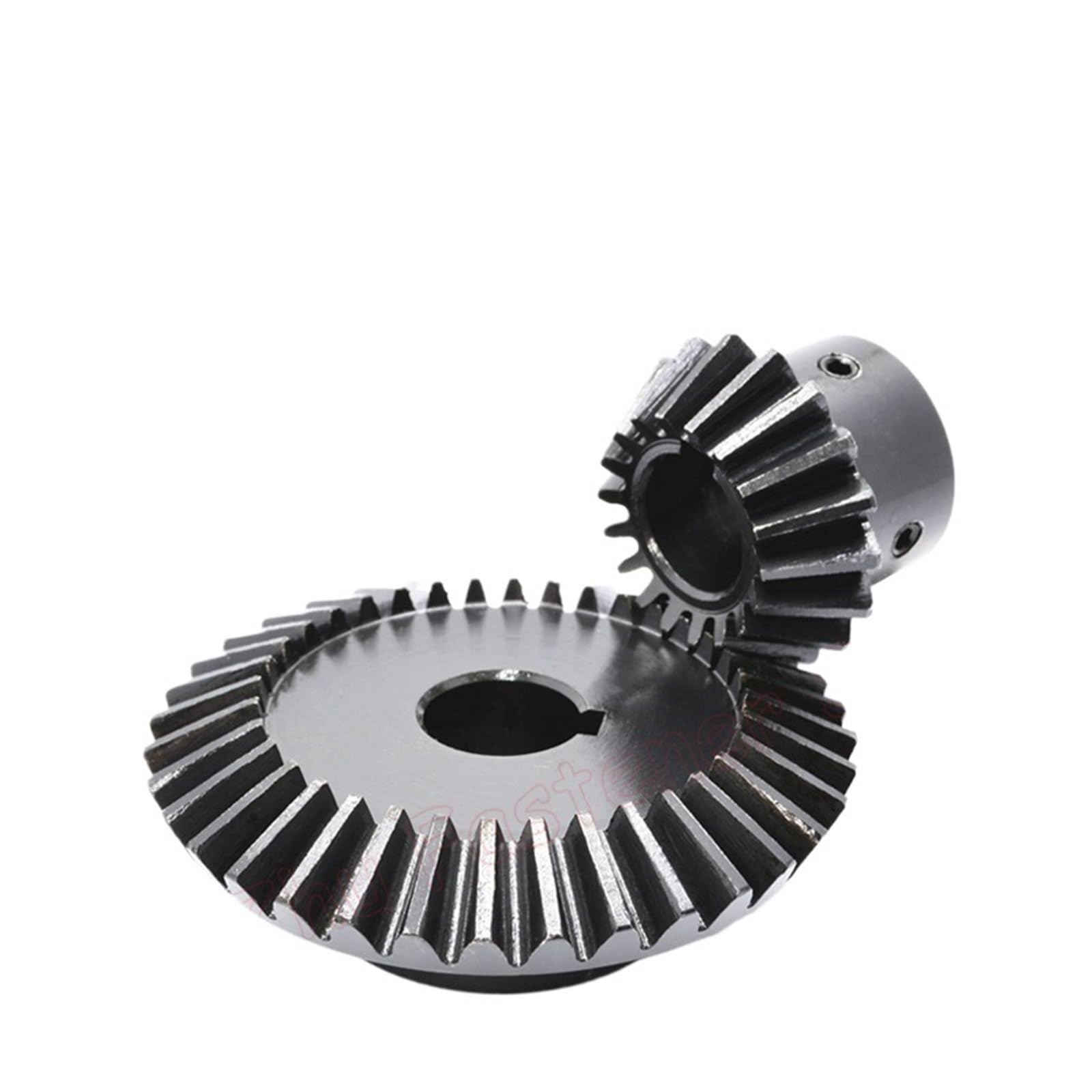 1M Kegelradsatz – 20 Zähne und 40 Zähne – 45# Kohlenstoffstahl – 90-Grad-Winkel – Bohrungsgrößen 6–12 mm – langlebige Stahlzahnräder, 1 Stück(8mm 40 Teeth (1pcs))