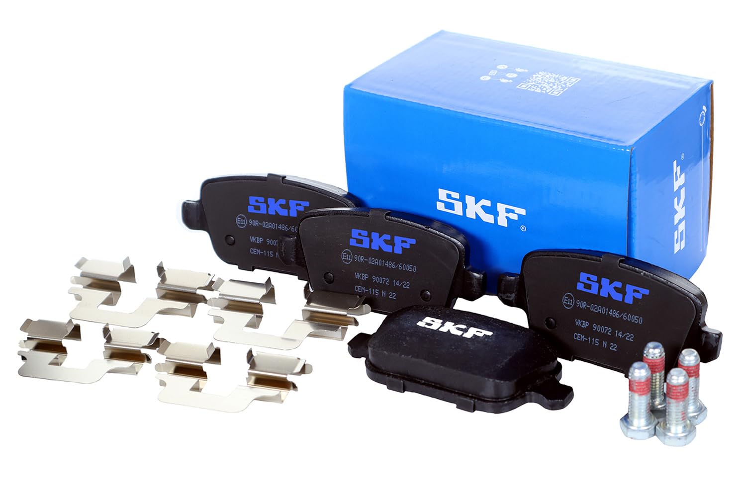 Skf Vkbp 90072 Kit Pastiglie Freno, Freno A Disco-image