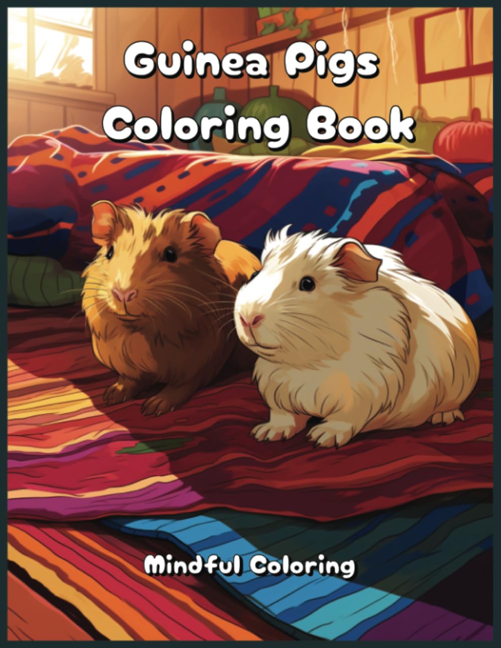 Guinea Pigs Coloring Book: Mindful Coloring for Everyone who Loves Guinea Pigs!
