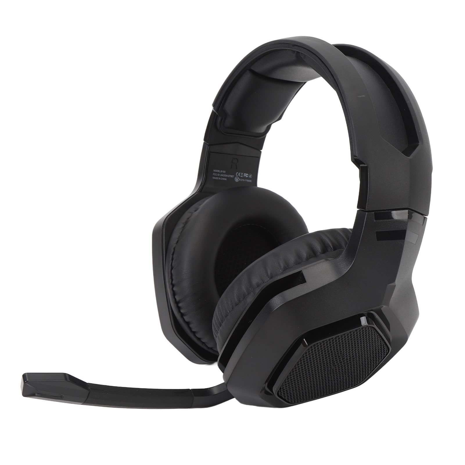 Jeffergarden Cuffie da Gioco Wireless Auricolari Bluetooth ABS con Adattatore USB 2.4G Driver da 50 Mm Microfono con Cancellazione del Rumore a Bassa Latenza da 20 Ms per PC Laptop Switch Mobile