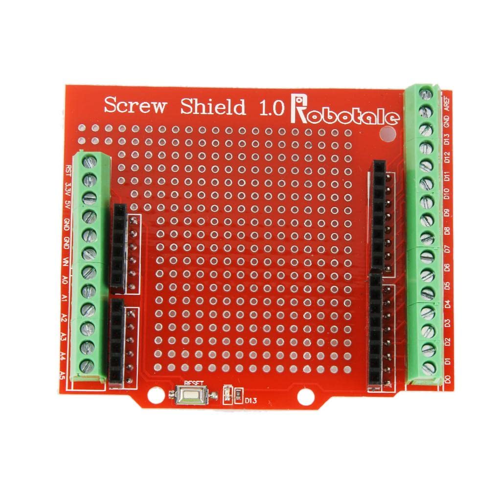 Fenteer Modulo PCB Prototipazione Scheda di Espansione Shield Proto per Arduino Uno R3