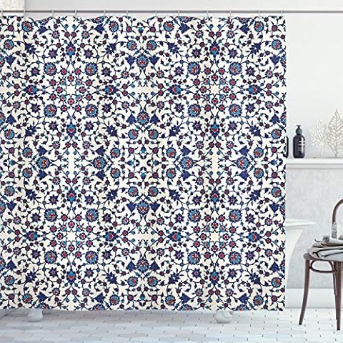 ABAKUHAUS Rideau de Douche Oriental Cover