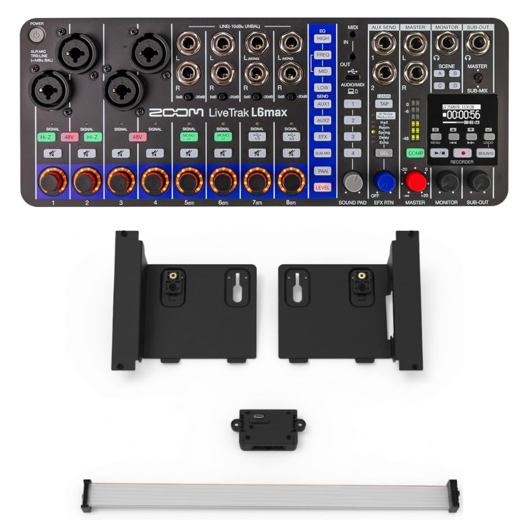 Amazon.co.jp: Zoom LiveTrak L6max 12チャンネルミキサーバンドル ERL