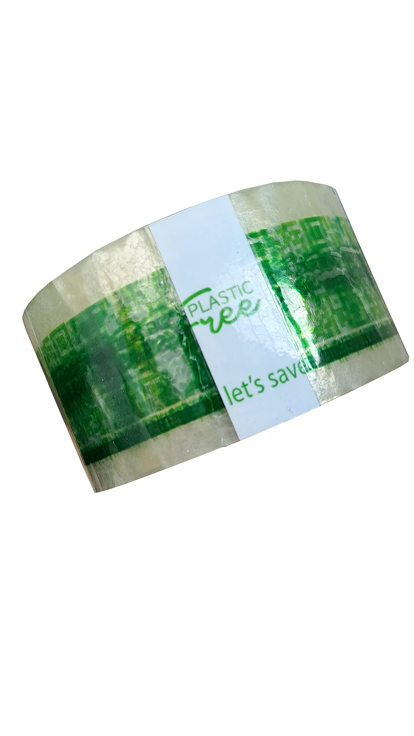 5 paquetes de 50 m cinta adhesiva biodegradable para embalaje, paquetes, oficina, injertos, compostable y resistente