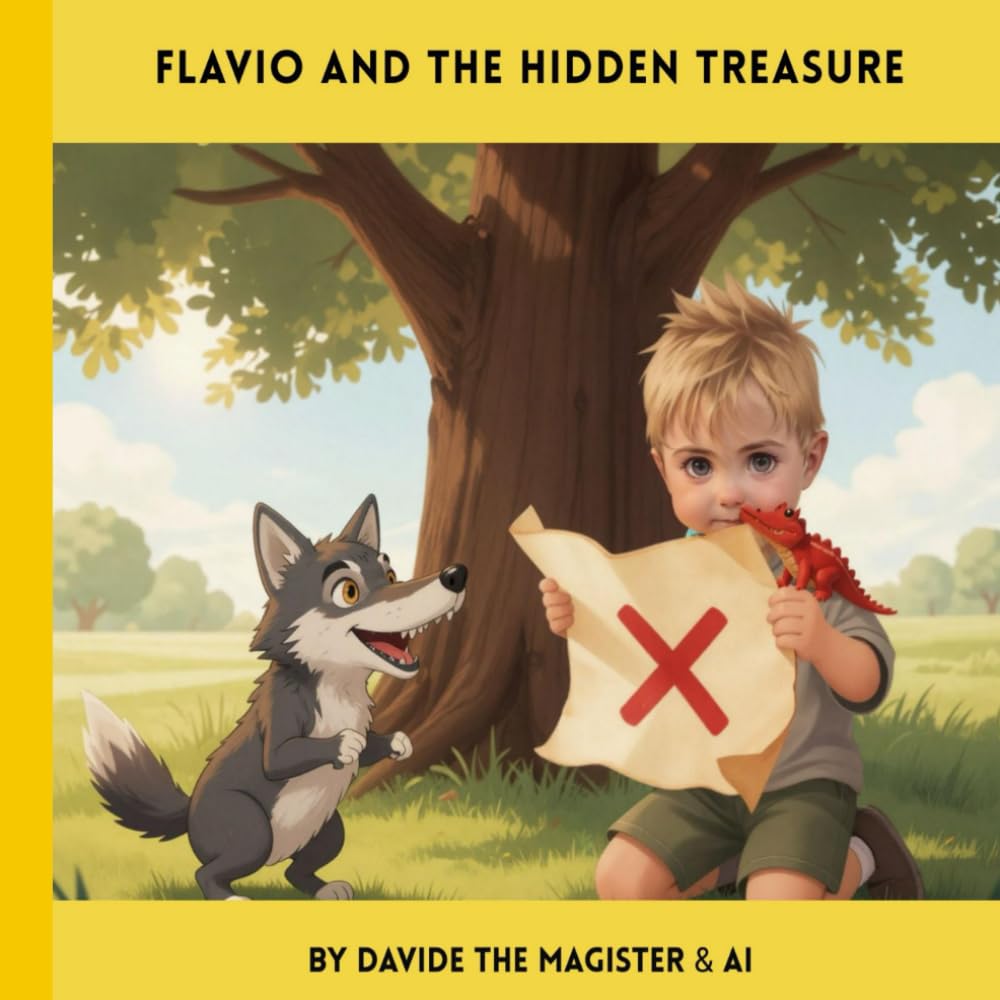 Flavio and the hidden treasure: "Adventures with Flavio, Lupo & Crochi" series (Flavio's Adventures: Learn Italian!)