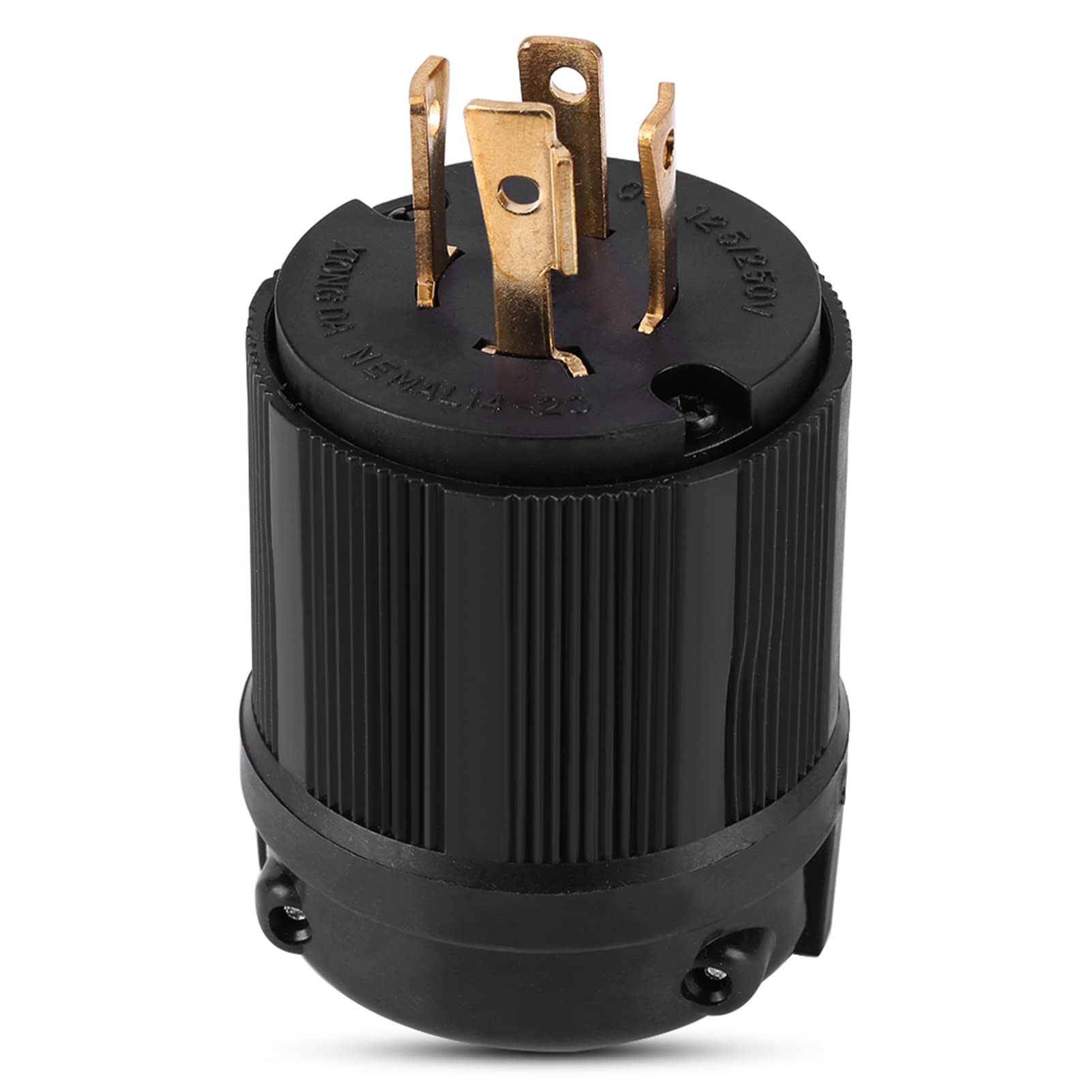 Twist Lock 4 Terminal Male Power Plug L14-20p, 125V/250V 20A, para