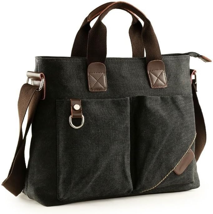 Men's Canvas Handbag Outdoor Shoulder Bag Casual Backpack