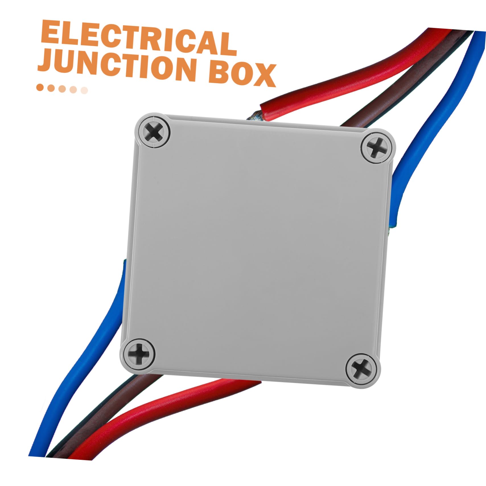 4pièces Boîte De Jonction Électrique Plastique Étanche Pour Extérieur Câblage Installation Rapide Et Pratique Résistante Aux Impacts Isolation Électrique Idéale Pour