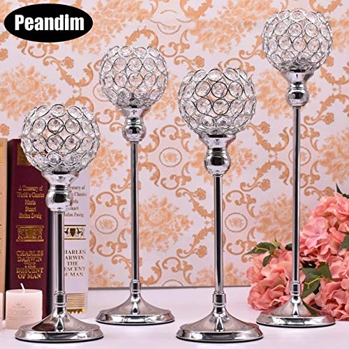 Buy KitchenNeeds K9 Crystal Candle Holder Sets Table Centerpieces