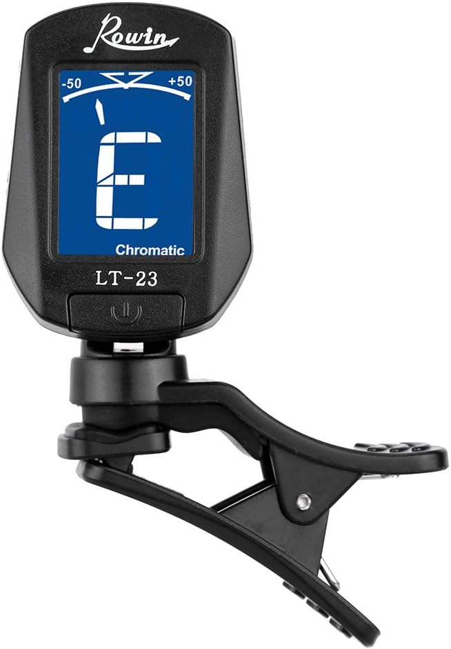 Rowin LT-23 Mini Clip On Tuner Digital Tuner For Guitar Bass Ukulele Chromatic Violin