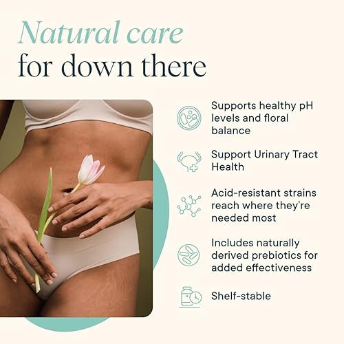 Miniatura 5 de Ora Organic Prebióticos y probióticos para mujer - Lactobacillus para la salud vaginal y apoyo a la cándida  Contiene 16 mil millones de CFU, 6