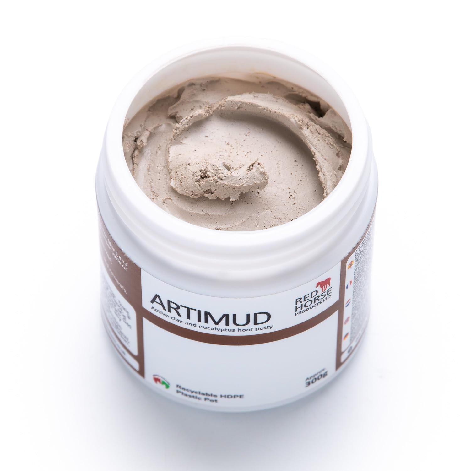 Artimud - Masilla activa para tordo de pezuña, 300 g, limpia y protege grietas y hendiduras, embalaje debajo del zapato/almohadilla, relleno de línea blanca, elimina la putrefacción, recomendado por
