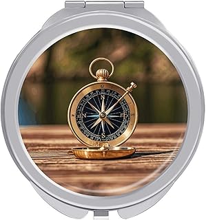 Brújula náutica, espejo compacto para maquill...
