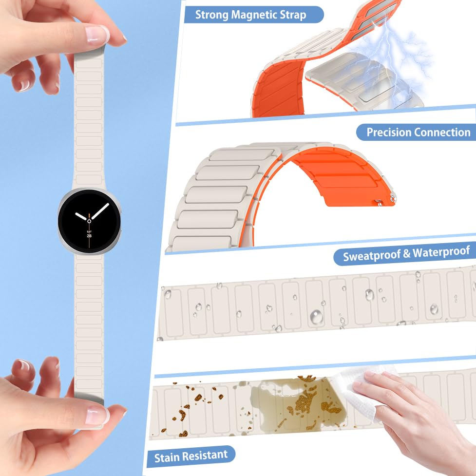 Correa de silicona suave para Galaxy Watch 8 miniatura 3