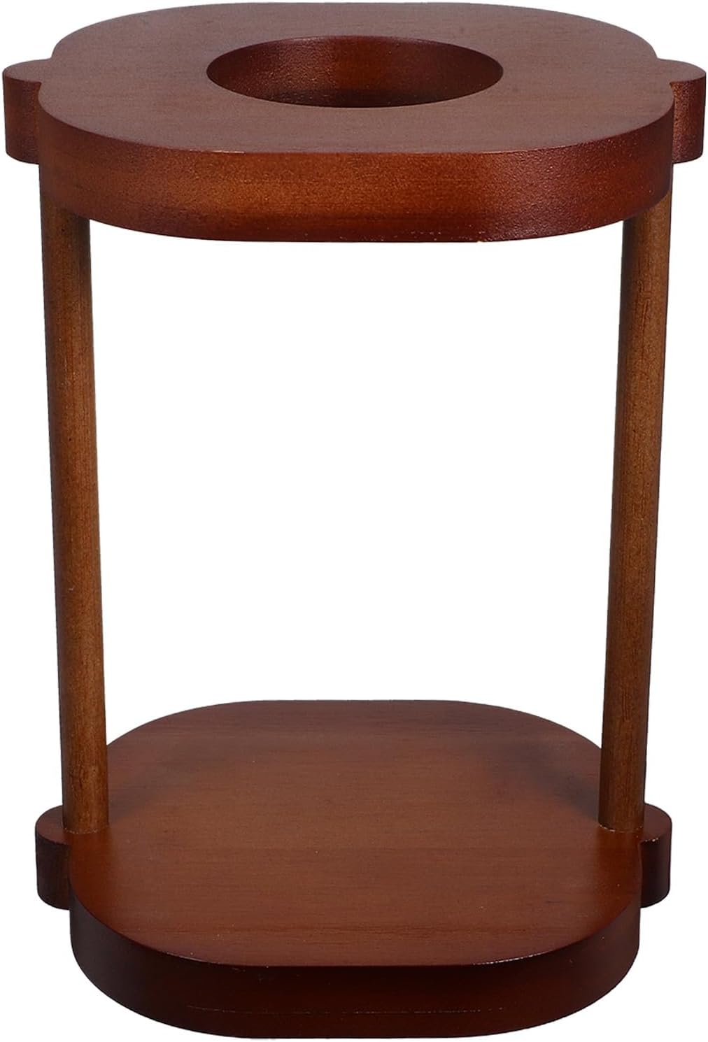 Ciieeo Wooden Coffee Filter Rack: Pour-Over Brewing Cone Drip Stand for Countertop and Outdoor Coffee Stations Maker Supplies