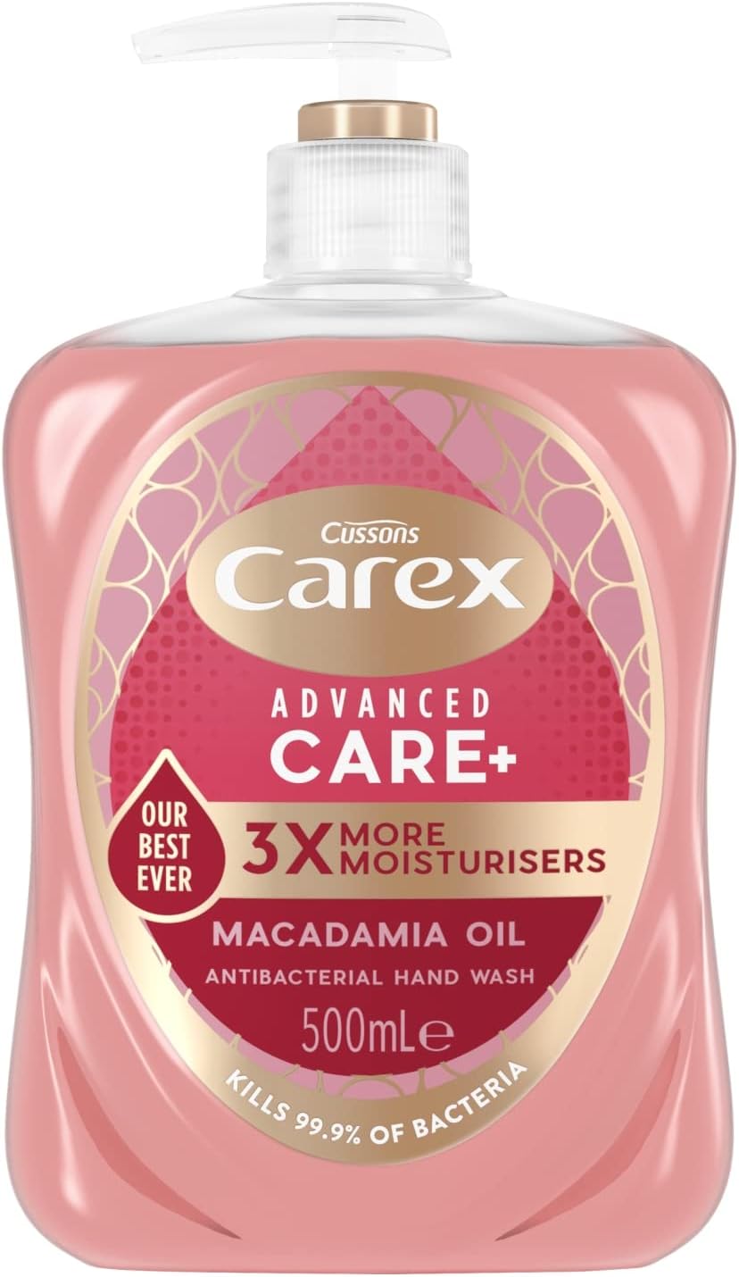 Carex Advanced Care Macadamia Oil Antibacterial Hand Wash, 500ml
