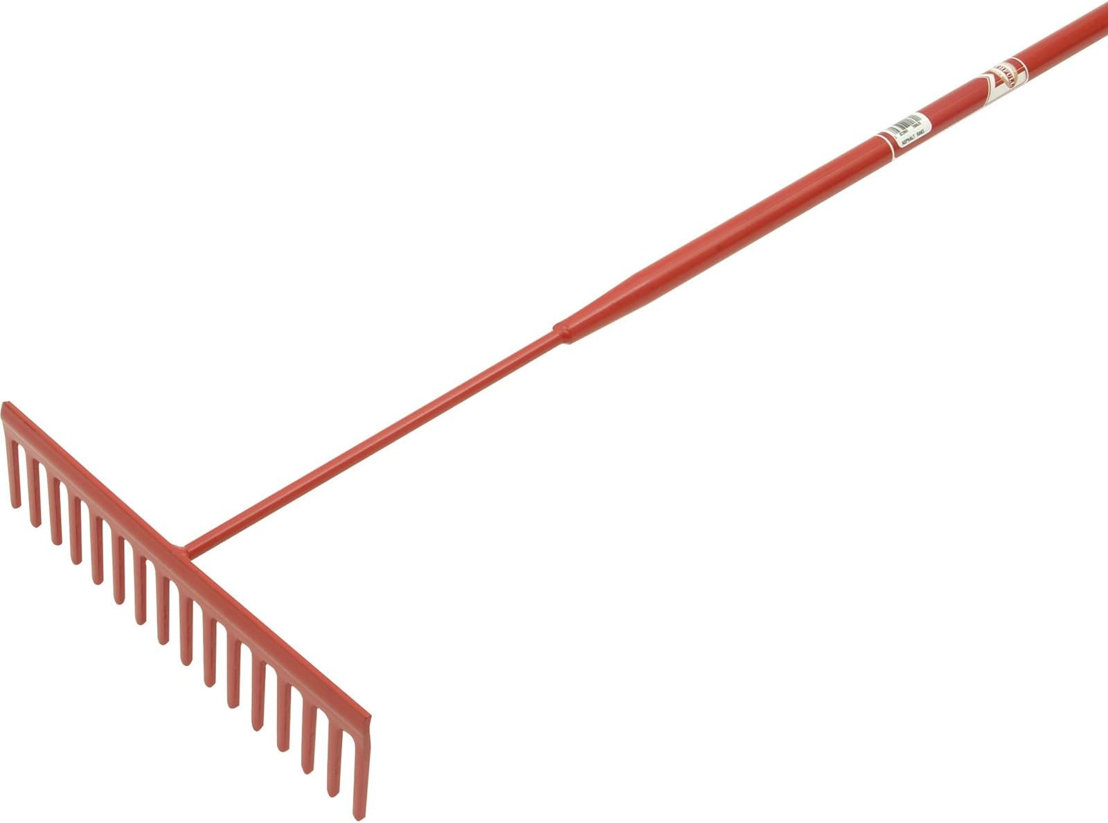 Faithfull Asphalt Rake Tubular Shaft 16T Flat : Amazon.co.uk: Garden