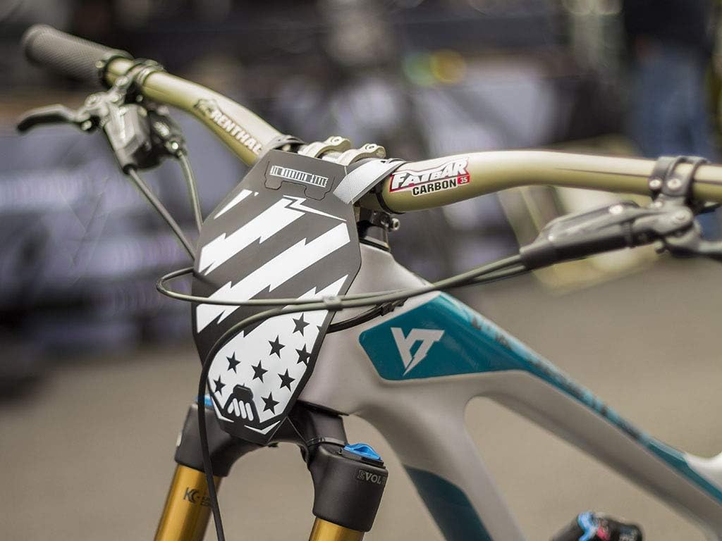 All Mountain Style AMS Number Plate, cool to keep it installed once the race dust is settled