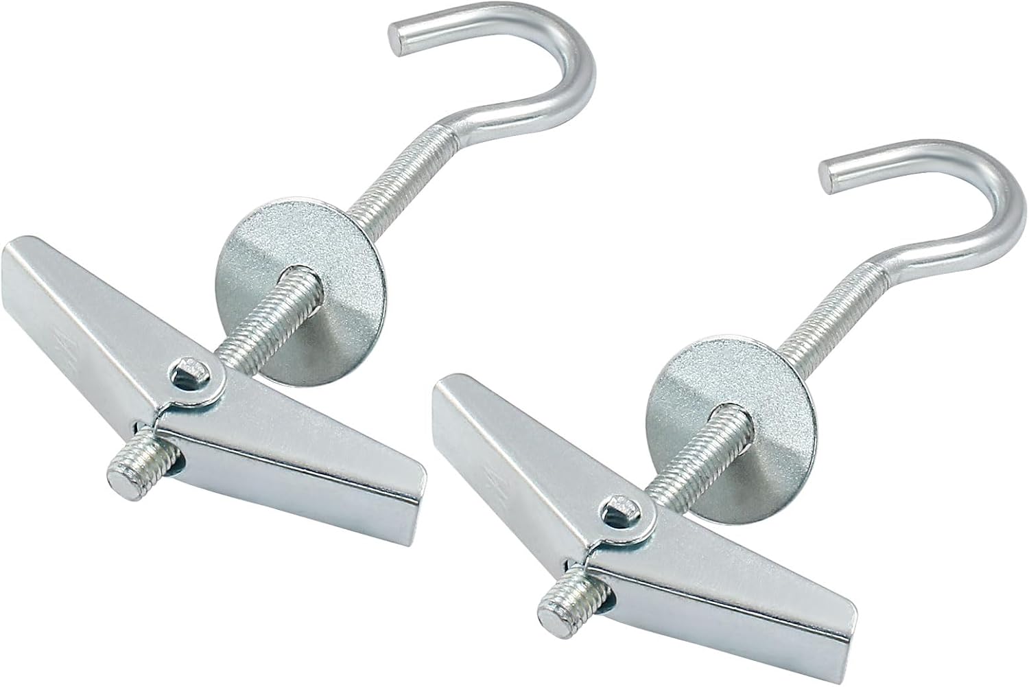 Hordion 4 Packs Plasterboard Ceiling Hooks, Spring Toggle Wing Bolts Hanger