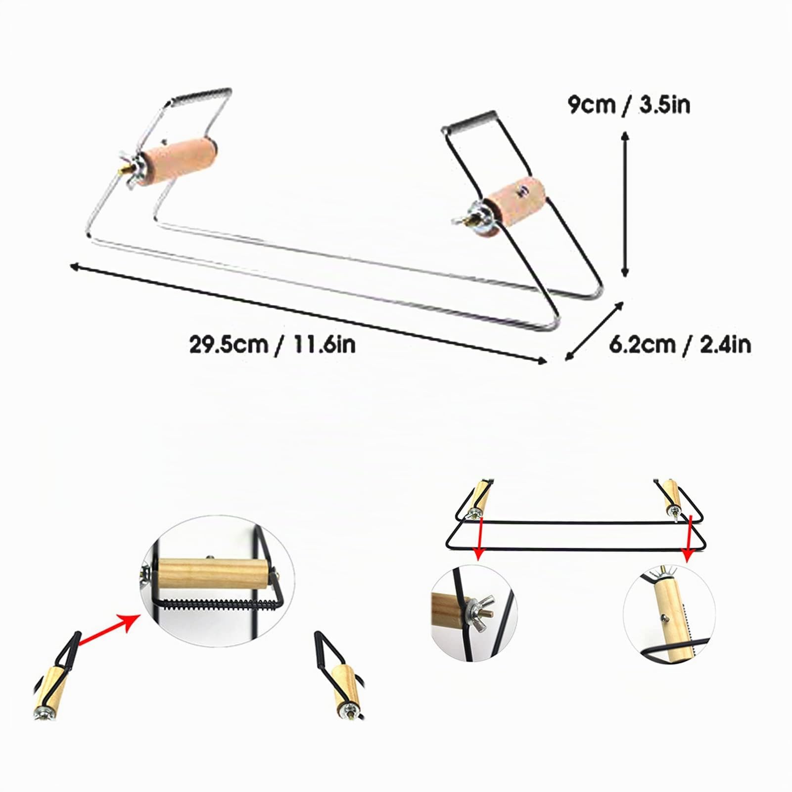 mumisuto Telar Pulseras, Ajustable Telar de Cuentas DIY Tejido de Metal Hecho a Mano, Máquina de Tejer de Joyas, Telar de Cuentas para Principiantes Hacer Collares, pulseras, Joyas Artesanías (negro)
