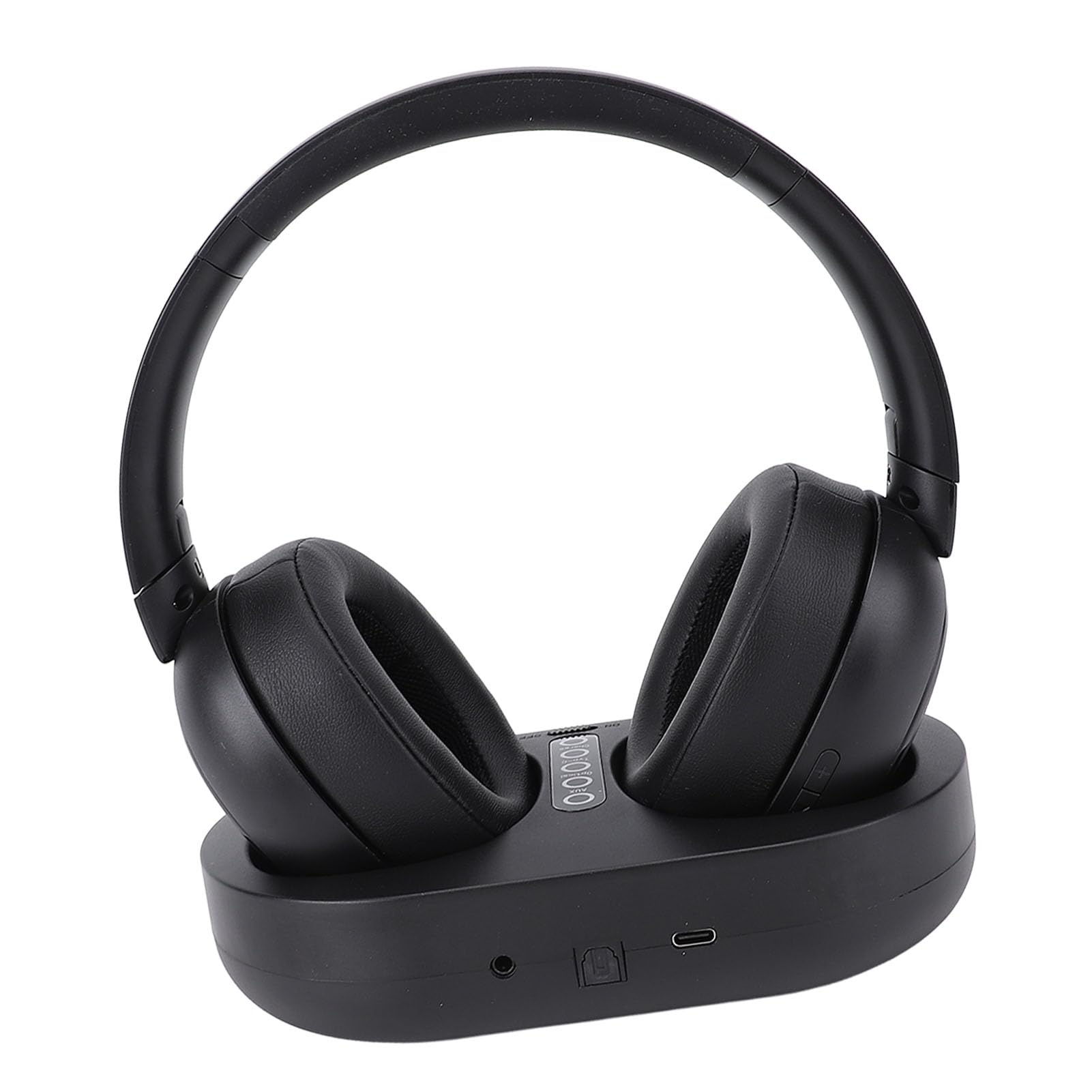LICAEVEY Słuchawki Bezprzewodowe dla Telewizji, Zestaw Słuchawkowy Telewizji Bezprzewodowej Bluetooth 5.3 z bazą ładowania, natychmiastową synchronizację Audio, 50 (wtyczka UE)