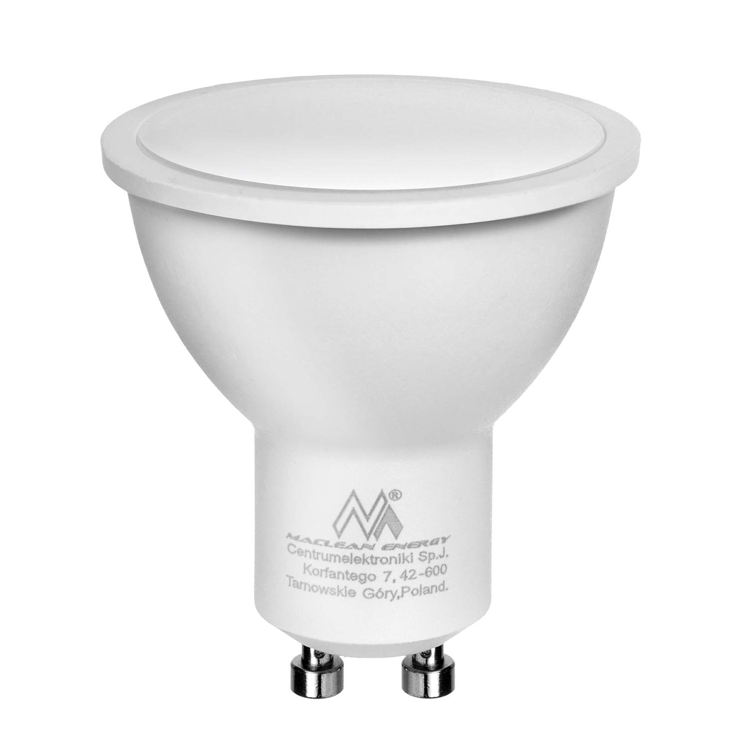 Maclean MCE437 GU10 LED Illuminant 120° Angle 220-240V ~, 50 / 60Hz (Neutral White, 1x piece 7W 560lm)
