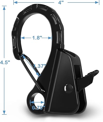 Miniatura 3 de JYINCPED Clips de acero inoxidable para guardabarros de barco, clips de parachoques de barco de liberación rápida, clips ajustables para