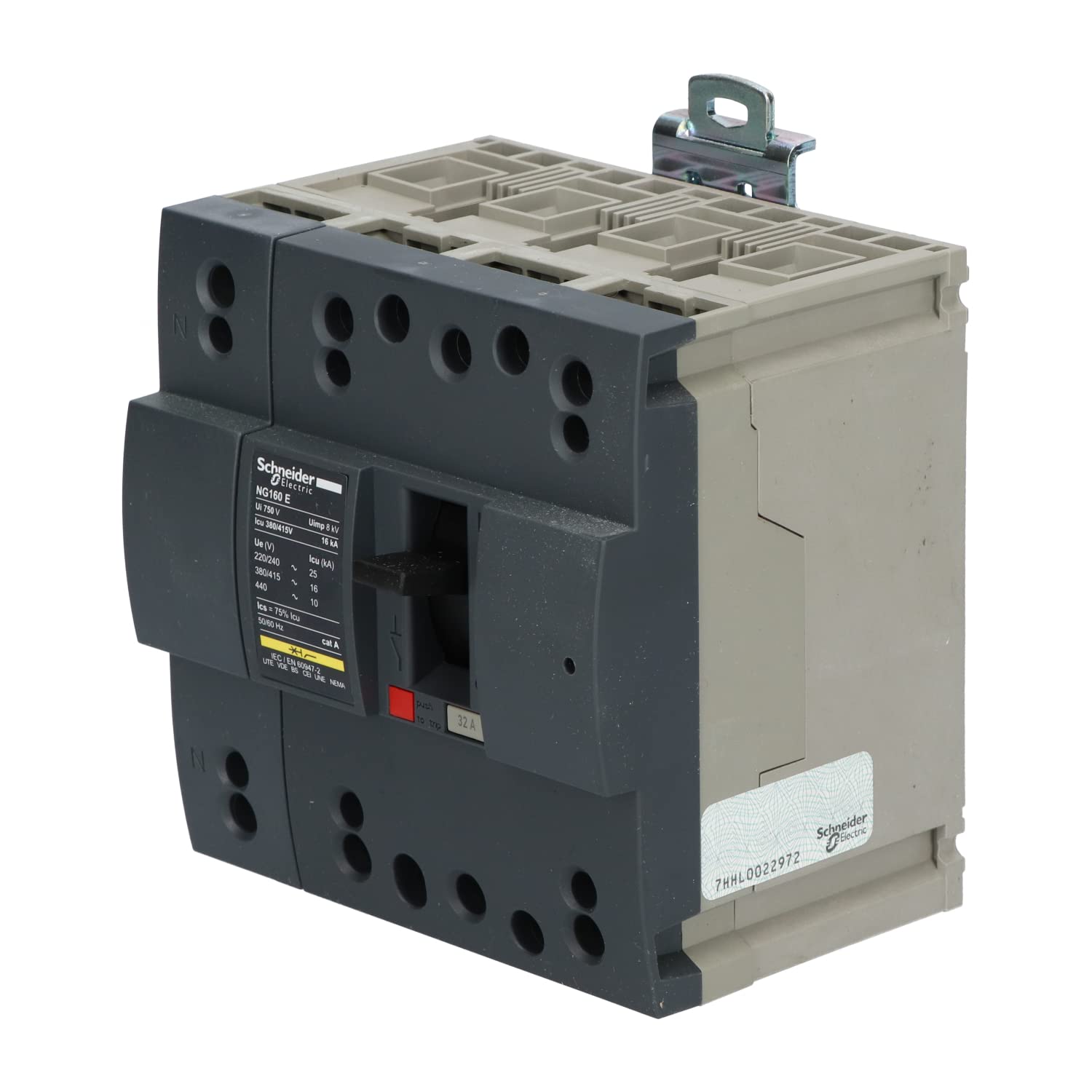 Schneider Electric 28632 NG160N 4P, 100A