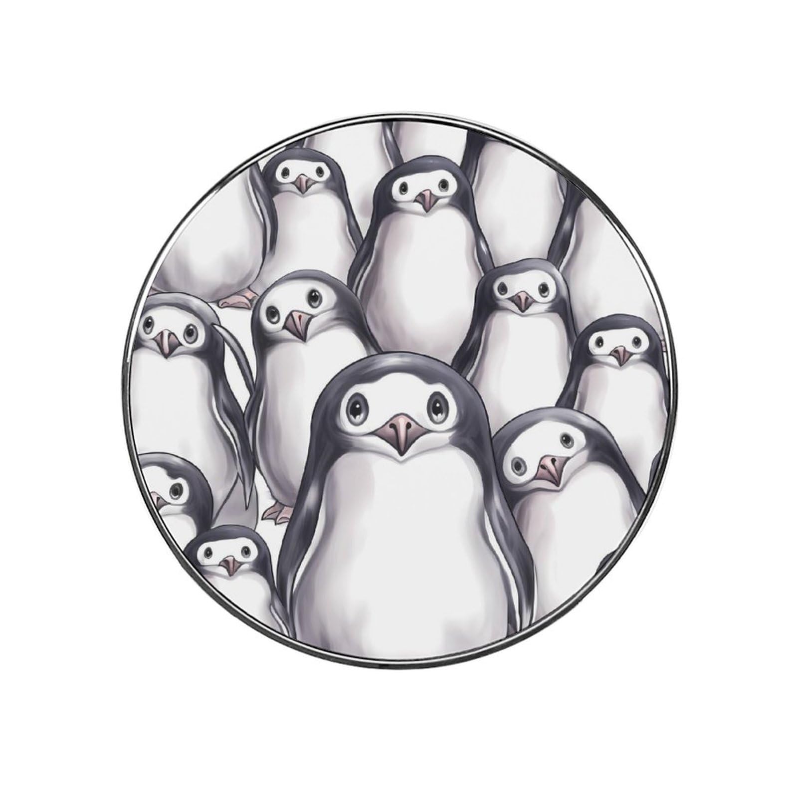Fridge Magnets Waterproof Small Strong Magnets for Fridge Cute Penguins Sketch Refrigerator Magnets Kitchen Accessories Cute Decorative Magnets for Whiteboard Locker Office Home Decor