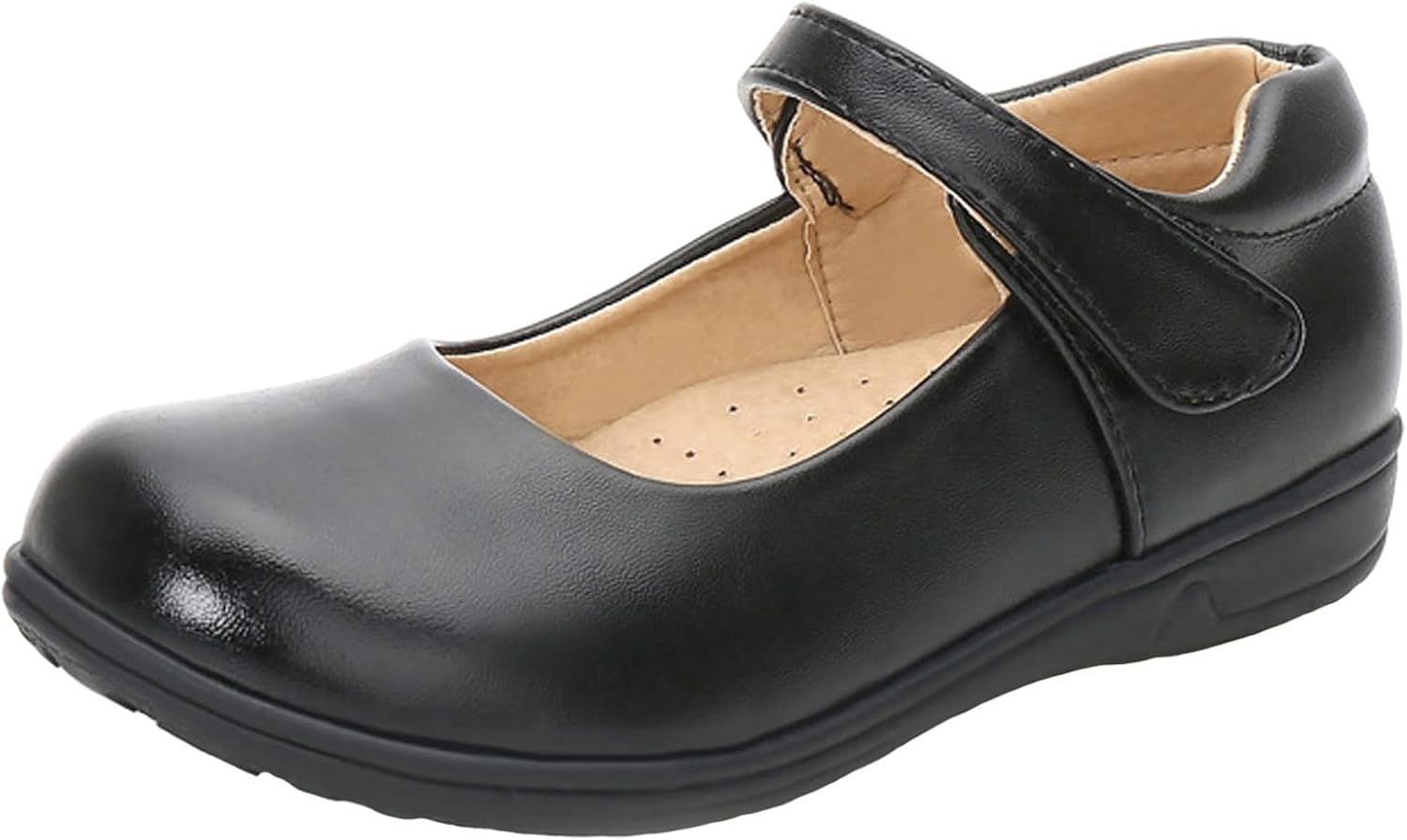 WUIWUIYU Little Big Girls Mary Jane Flats - Performance Style