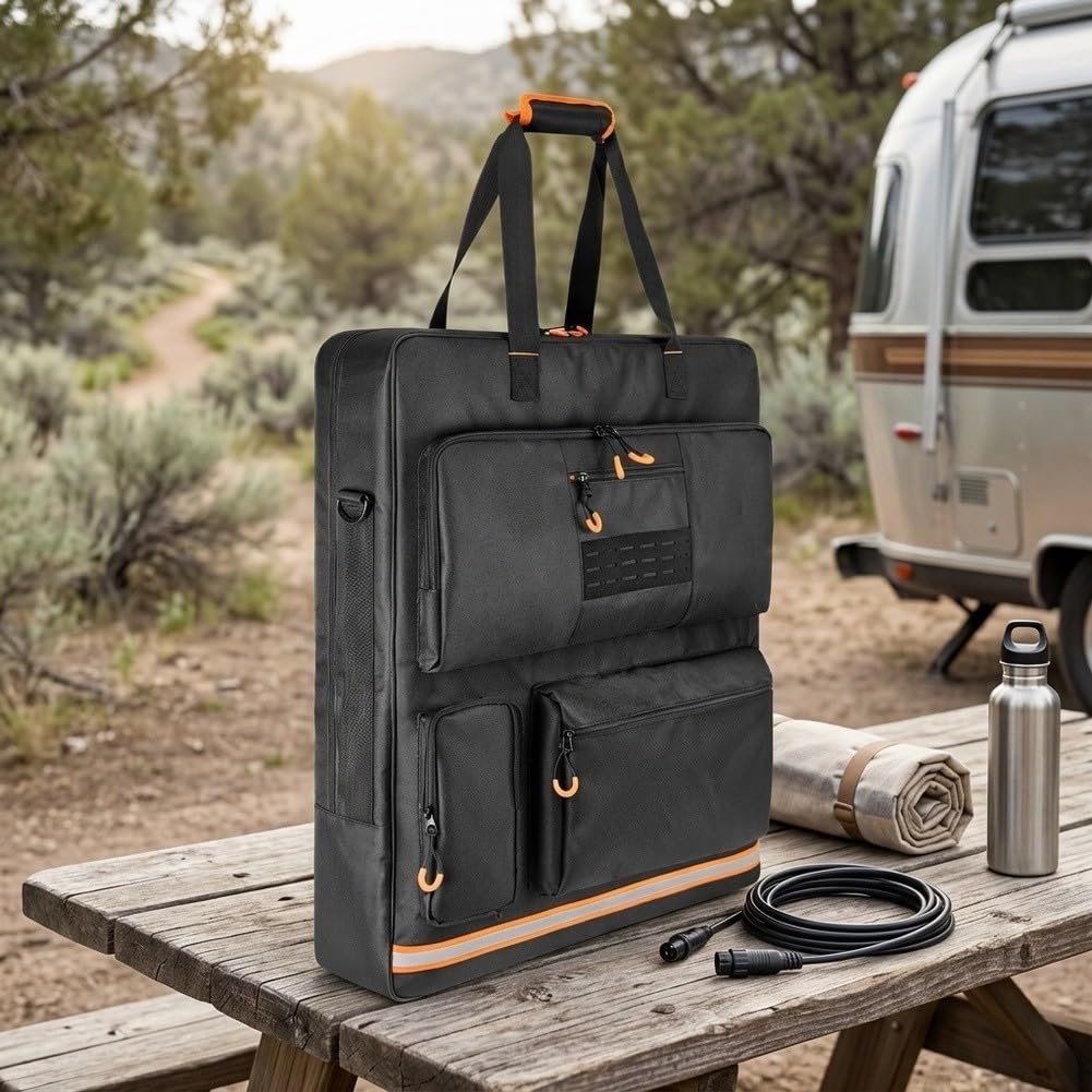 Sac de transport pour panneau solaire Oxford 600D avec rembourrage épais
