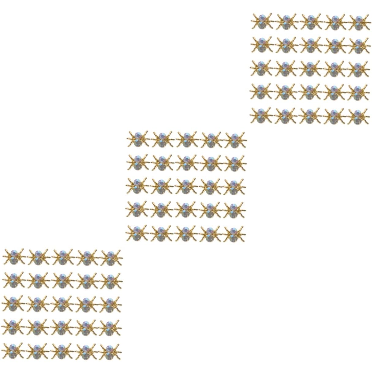 Healvian 300pièces Charmes Métalliques Pour Décoration Manucure Halloween Bijoux De Nail Art Et Accessoires Créatifs Et Éblouissants