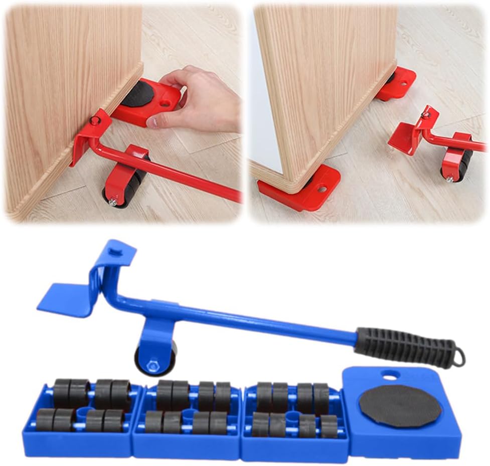 Furniture Lift Mover Tool Set, Furniture Sliders with Adjustable Height
