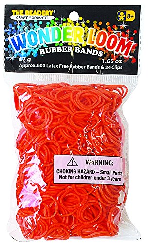 The Beadery WONDERLOOM Bands-Orange