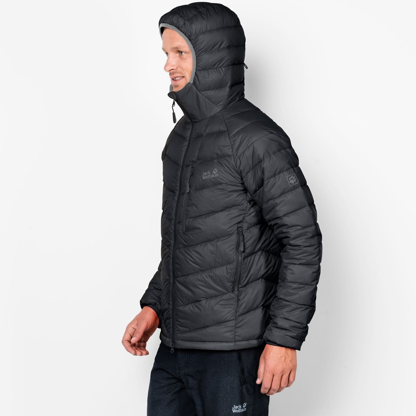 Jack Wolfskin Mens Neon Down Jacket Black Medium Desertcart Tunisia