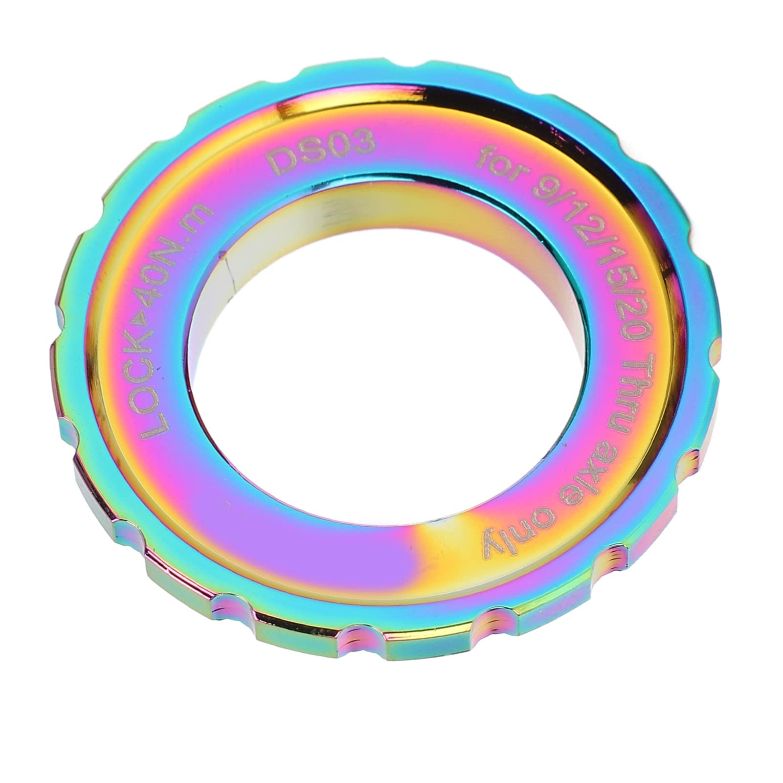 VGEBY Accessorio Bici, Centerlock Lockring Center Lock Wheelset Hub Barrel Shaft Disco Rotore di Bloccaggio per Bici Mountain Bike (Multicolore) Biciclette E Pezzi di Ricambio