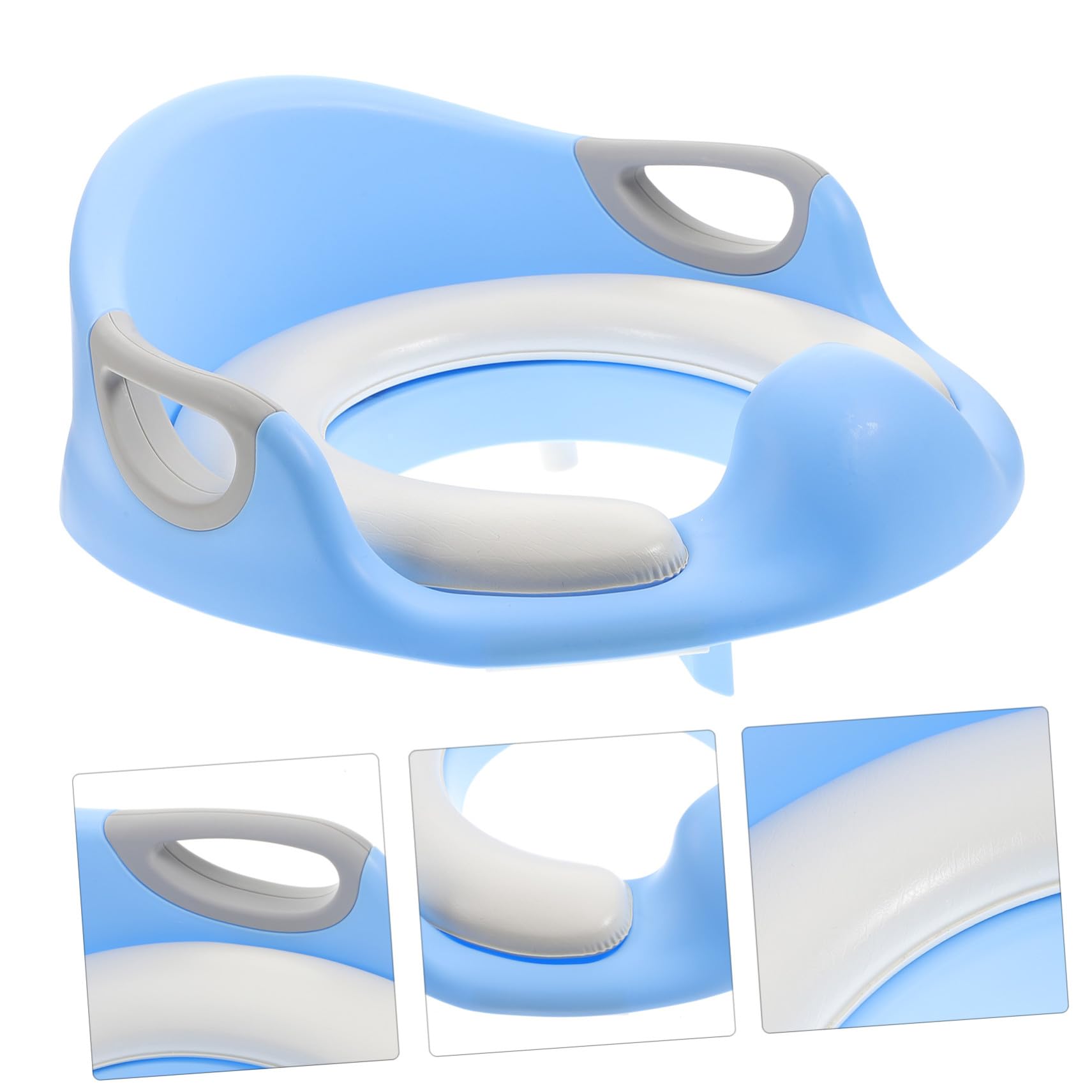 Toddmomy Asiento de Inodoro para Orinal Asa Cojín para Orinal Útil para Entrenamiento de Inodoro Taza para Pequeños Adecuado