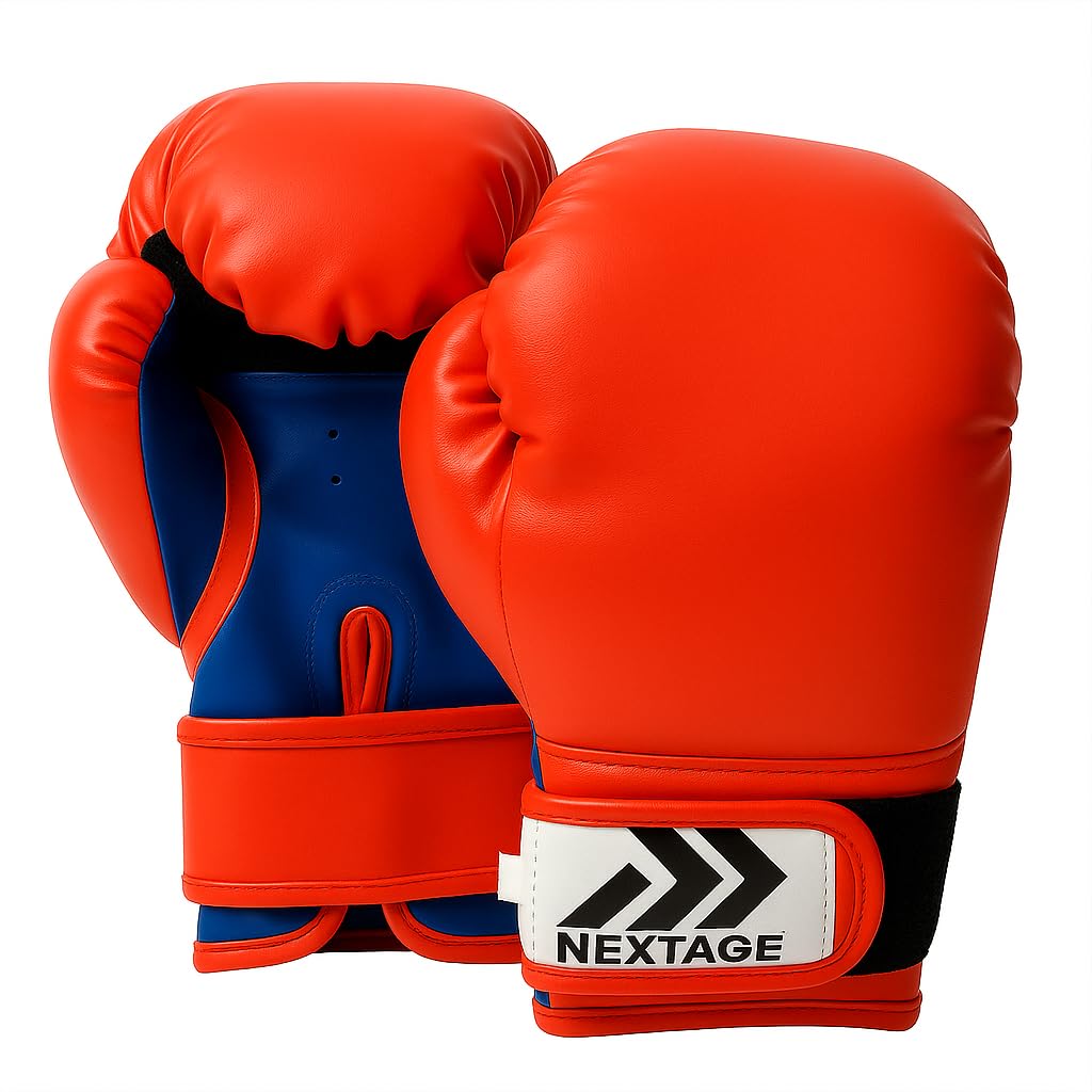 Nextage Kids 4 oz Boxing Gloves for Age 3‑7 | Lightweight PU Vinyl Training Gloves with Foam Padding & Wrap‑Around Strap | Boxing Gloves for Children’s Sparring & Punching Bag Practice-picture-25
