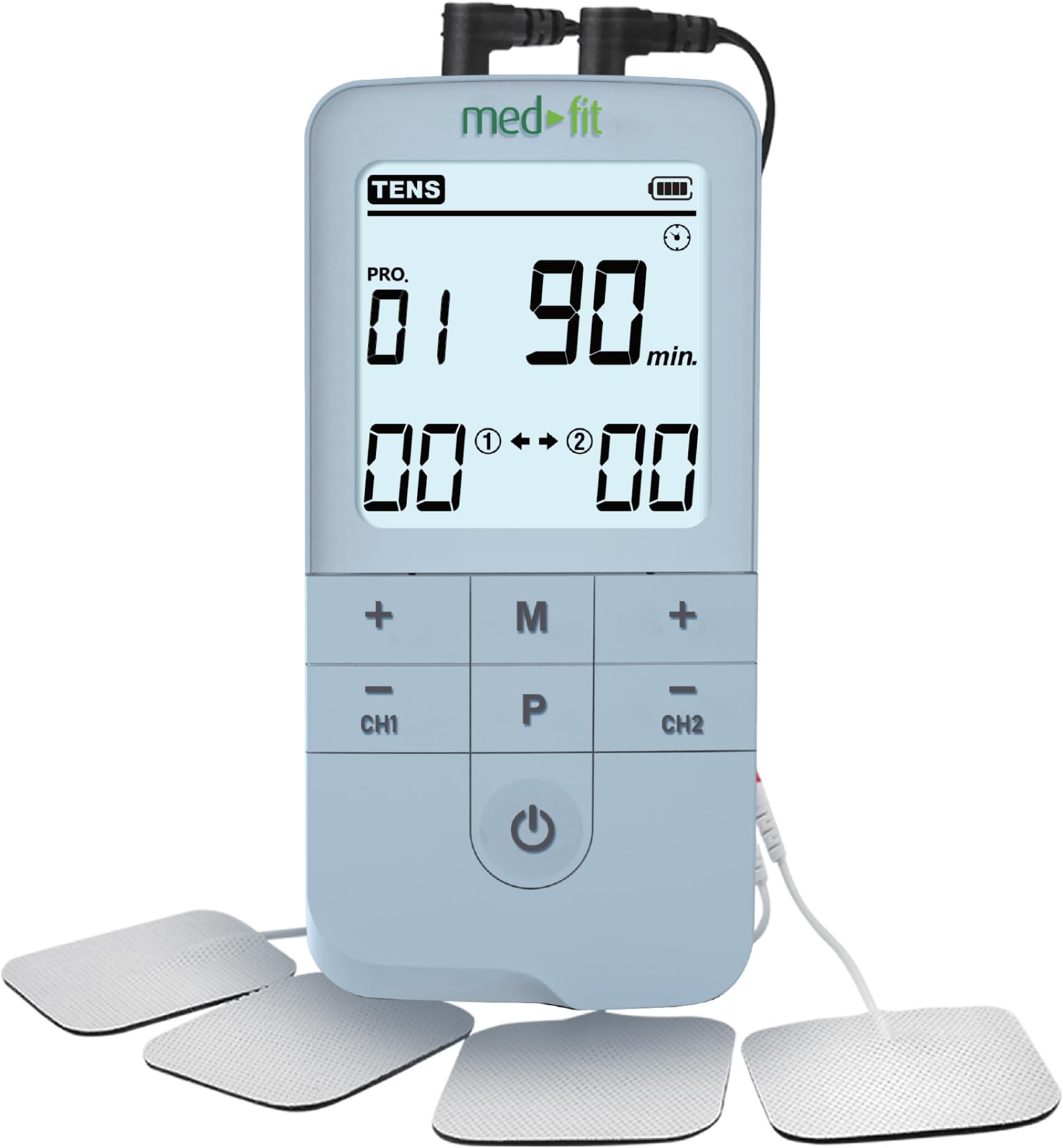 Med-Fit Digital EMS Electronic Sports Muscle Stimulator and Muscle Toning Machine also includes 12 pain relief programmes