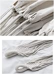 Hamac brésilien double Hamac doux confortable tissu Toile de coton Hamac suspendu Portable Hammock deux personnes Hammock Bed Boho Hammock Fringe Grand pour les adultes Cour arrière Voyage