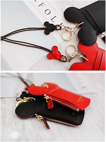 Vista 6 de YIEASDA Bolsa de viaje para el cuello, bonita y pequeña moda para estudiantes, tarjetero para tarjetas de identificación, monedero para mujeresniñas