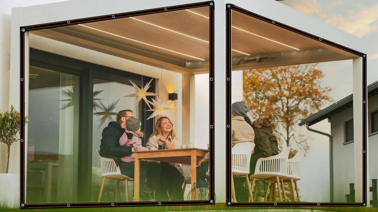 Thorkok Clear Tarps with Grommets Heavy Duty Clear Waterproof Tarp